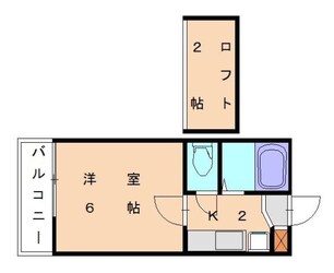 ピュア唐原壱番館の物件間取画像